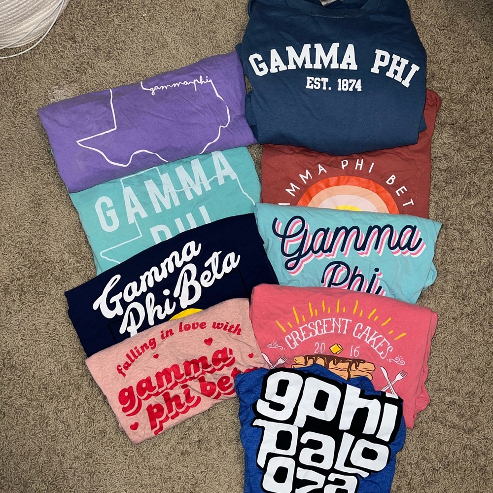 Gamma Phi Beta t shirt bundle